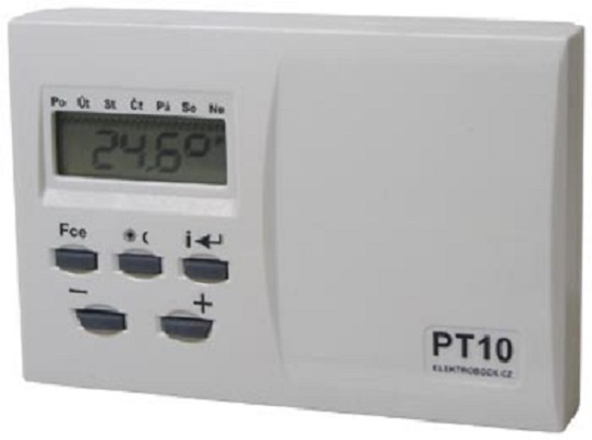 ELEKTROBOCK PT10 digitální prostorový termostat týdenní