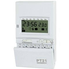 ELEKTROBOCK PT21 digitální prostorový termostat týdenní 0621