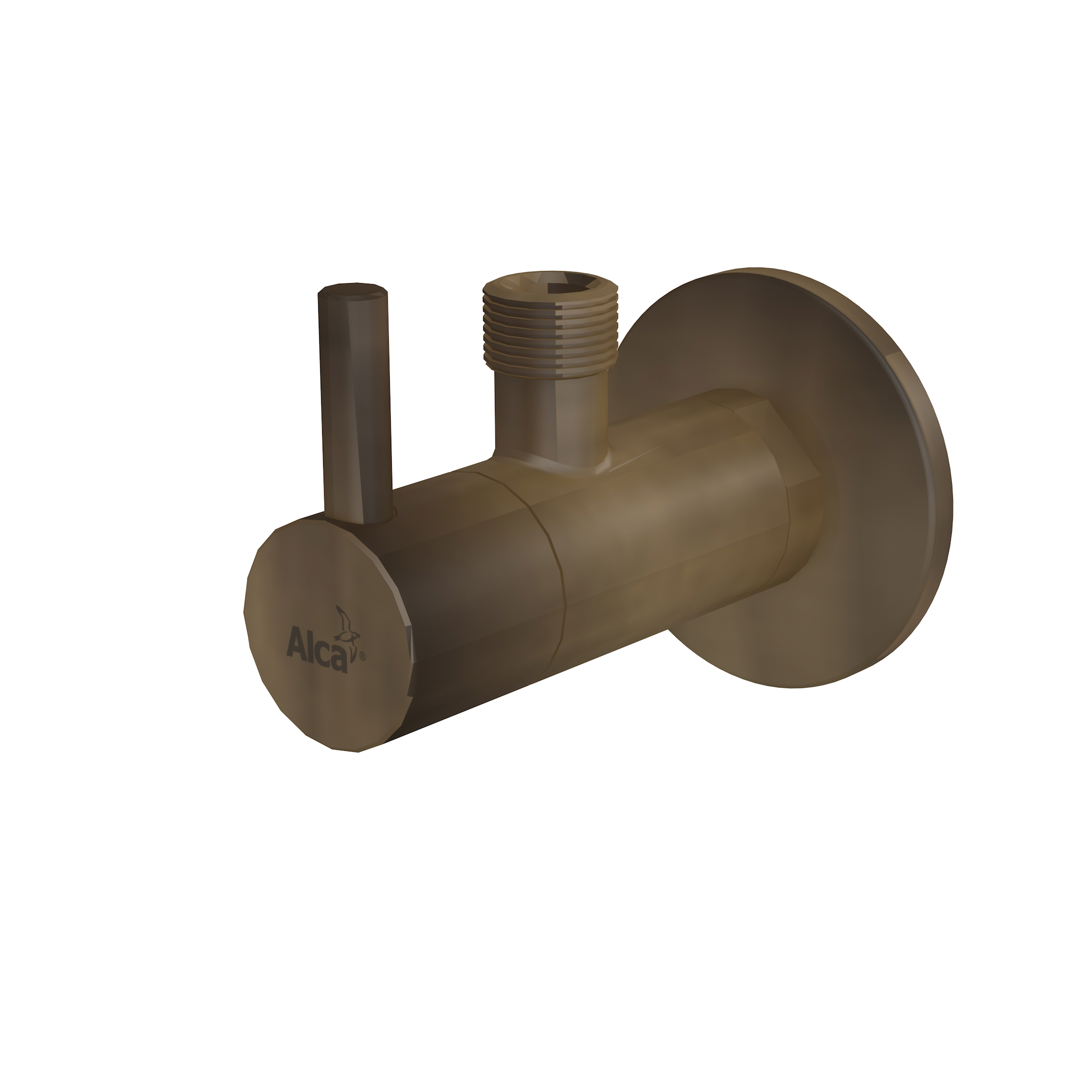 Alcadrain ARV001-ANTIC Ventil rohový s filtrem 1/2"×3/8", bronz-antic