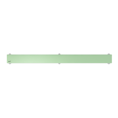 Alcadrain GL1202-1150 GLASS – Rošt pro liniový podlahový žlab, sklo-zelená