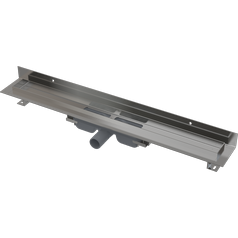 Alcadrain APZ116 -750 Wall Low Podlahový žlab s okrajem pro plný rošt ke stěně-snížený