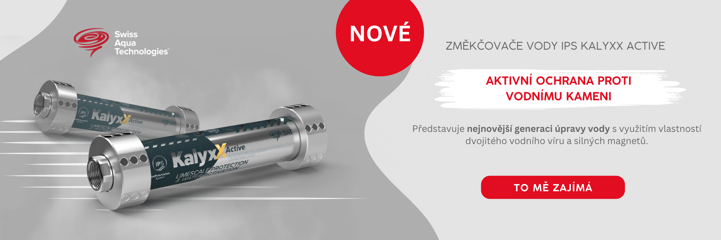 NOVINKA! Změkčovače vody IPS Kalyxx Active