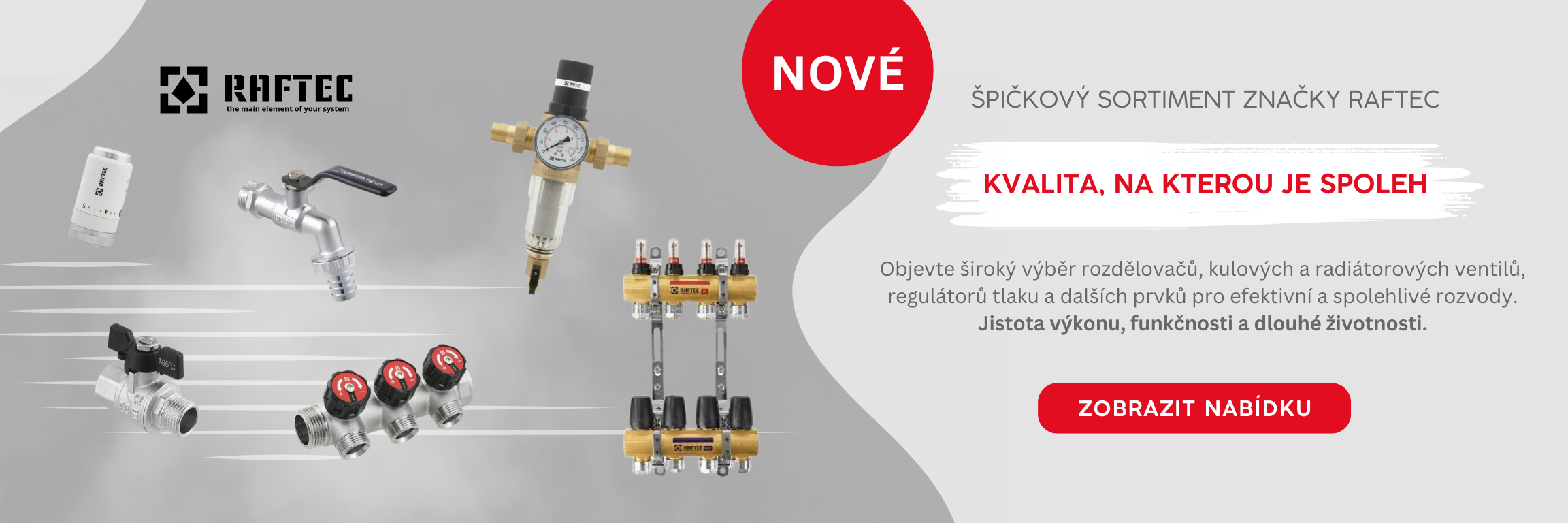 RAFTEC - NOVINKA v sortimentu