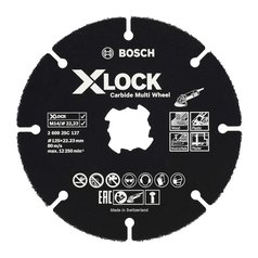 BOSCH víceúčelový Carbide Multi Wheel systému X-LOCK 115x1mm 260925C126