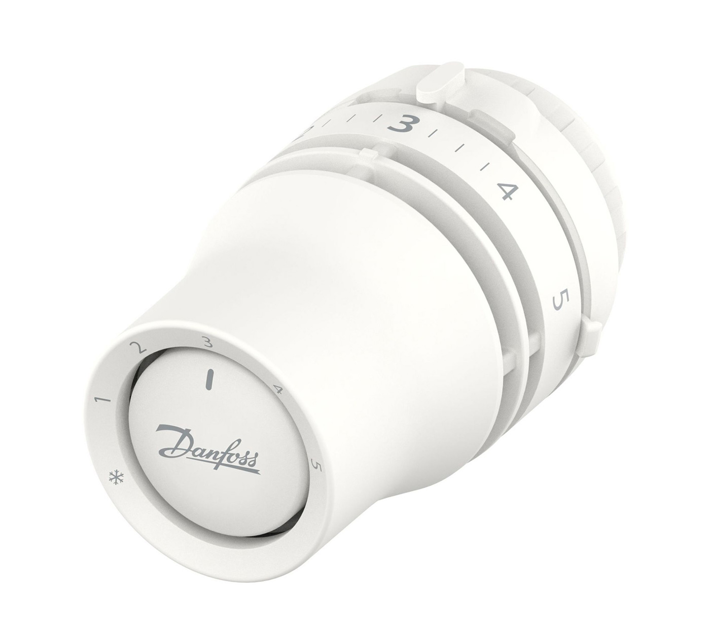 Danfoss REDIA RA 3380 termostatická hlavice se západkovým upevněním 8-28°C, bílá 015G3380