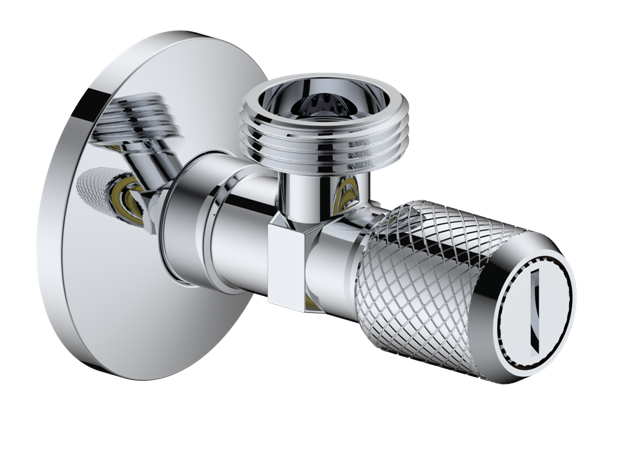 GEOS rohový pračkový ventil s filtrem 1/2"x3/4" 352 L CR