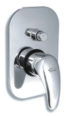 NOVASERVIS Vanová sprchová baterie s přepínačem Titania Lux chrom