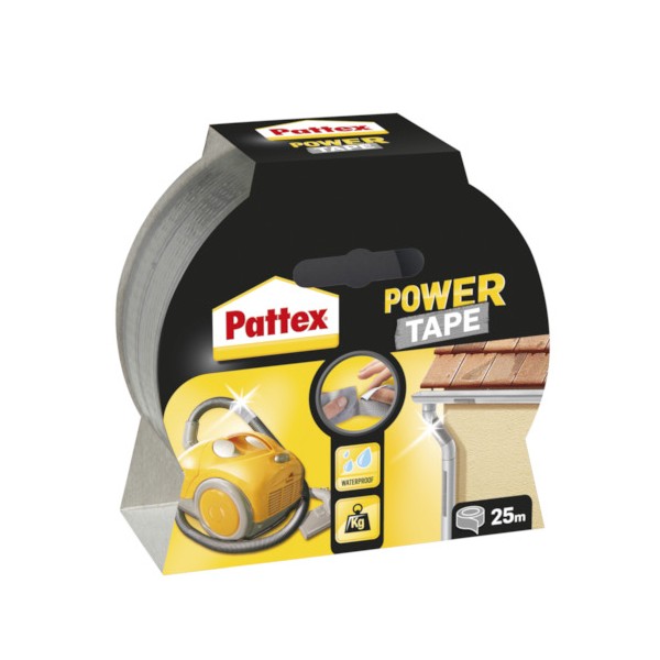 Pattex lepící páska POWER TAPE 50x25m silver H1677377