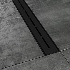 RAVAK OZ Runway odtokový žlab 750 černá