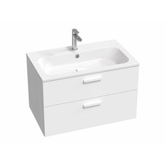 RAVAK SD Chrome II 800 skříňka pod umyvadlo bílá/bílá, madla bílá