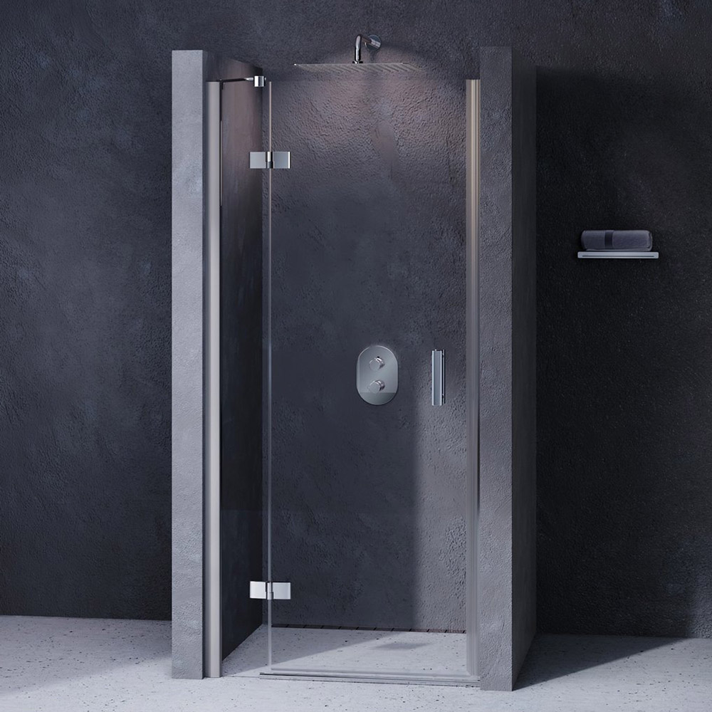 RAVAK SmartLine SMSD2-100 A-L dvoudílné sprchové dveře lesk/chrom+transparent