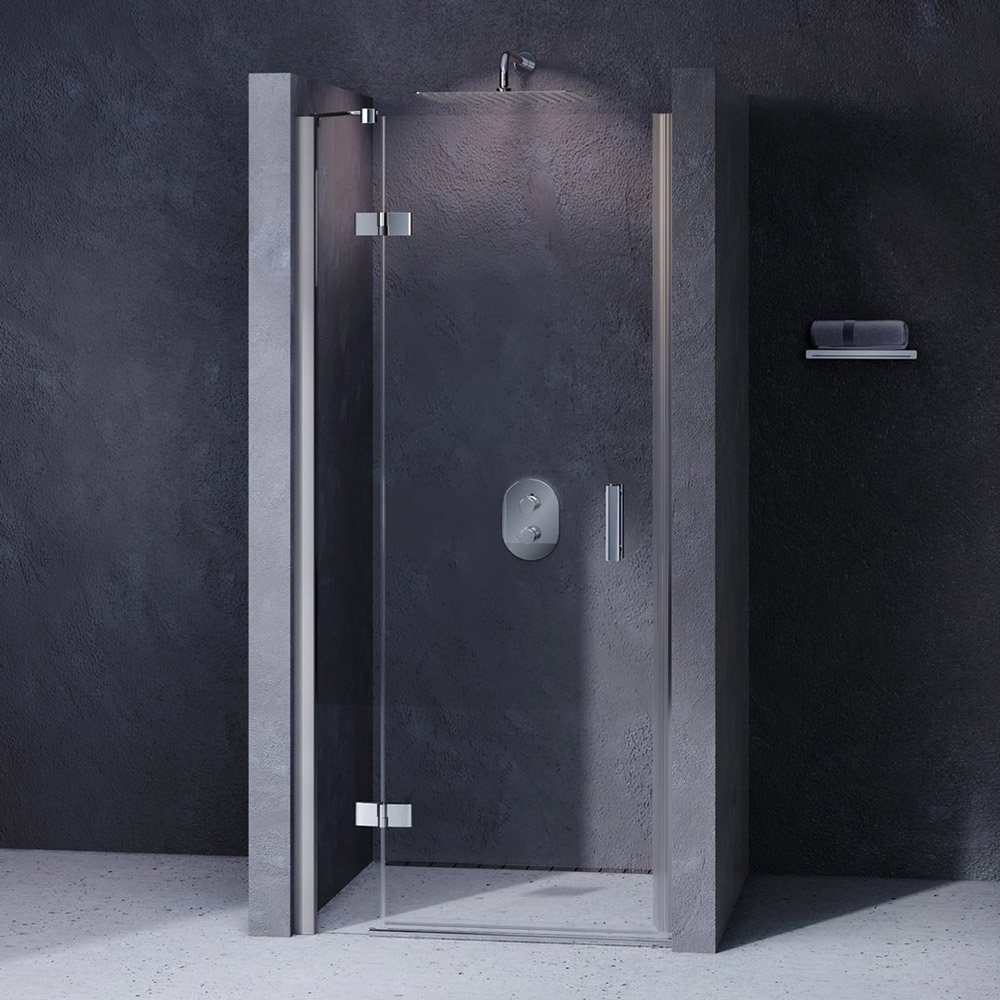 RAVAK SmartLine SMSD2-100 B-L dvoudílné sprchové dveře lesk/chrom+transparent