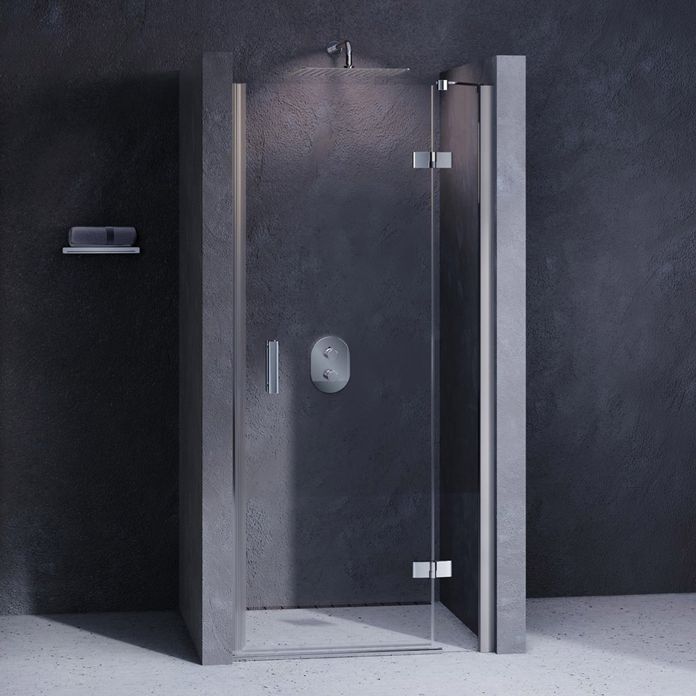 RAVAK SmartLine SMSD2-100 A-P dvoudílné sprchové dveře lesk/chrom+transparent