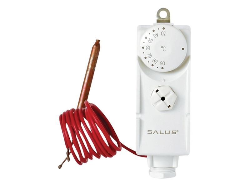 SALUS AT10F příložný termostat s čidlem 1m TG 0-90°C