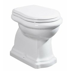 RETRO WC mísa stojící, 38,5x59cm, zadní odpad, bílá