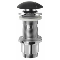 BLOK umyvadlová výpust 5/4“, click-clack, zátka černý marquin, mat
