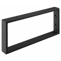 Podpěrná konzole 350x150x40mm, lakovaná ocel, černá mat, 1 ks