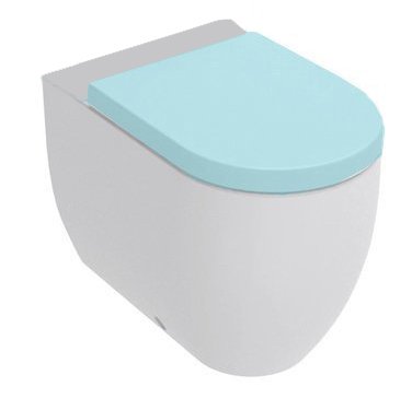 FLO WC kombi mísa 36x60cm, spodní/zadní odpad, bílá