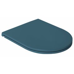 INFINITY WC sedátko, SLIM, Soft Close, Easy Take, zelená petrol
