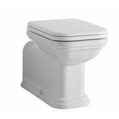 WALDORF WC mísa stojící, 37x65cm, spodní/zadní odpad, bílá