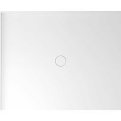 MIRAI sprchová vanička z litého mramoru, obdélník 110x90x1,8cm, levá, bílá