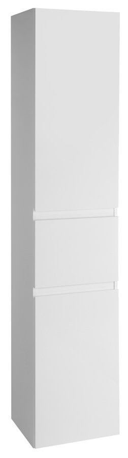 ALTAIR vysoká skříňka s košem 40x184x31cm, levá, bílá