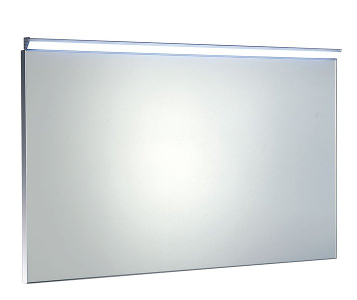 BORA zrcadlo s LED osvětlením a vypínačem 1000x600mm, chrom