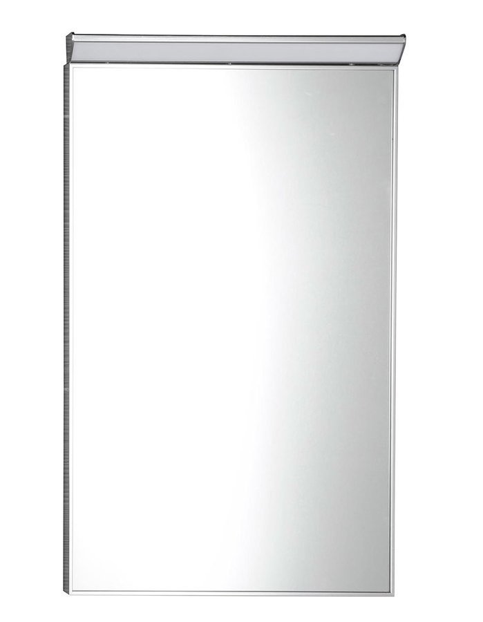 BORA zrcadlo s LED osvětlením a vypínačem 400x600mm, chrom