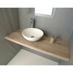 AVICE deska pod umyvadlo 160x50cm, tl.5cm, dub Rover
