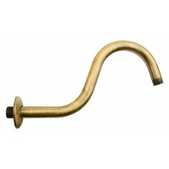 Sprchové ramínko kulaté tvar S, 300mm, bronz