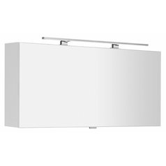 CLOE galerka s LED osvětlením 120x50x18cm, bílá