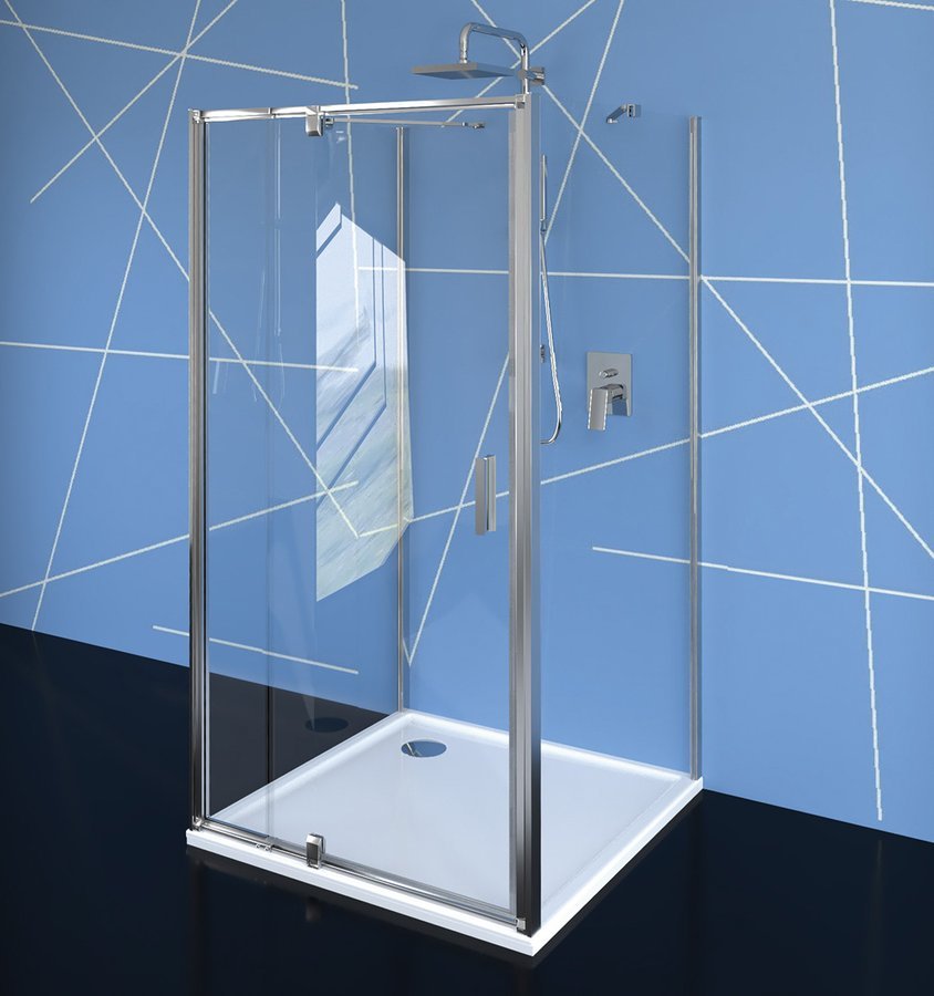 EASY LINE třístěnný sprchový kout 900-1000x900mm, pivot dveře, L/P varianta, čiré sklo