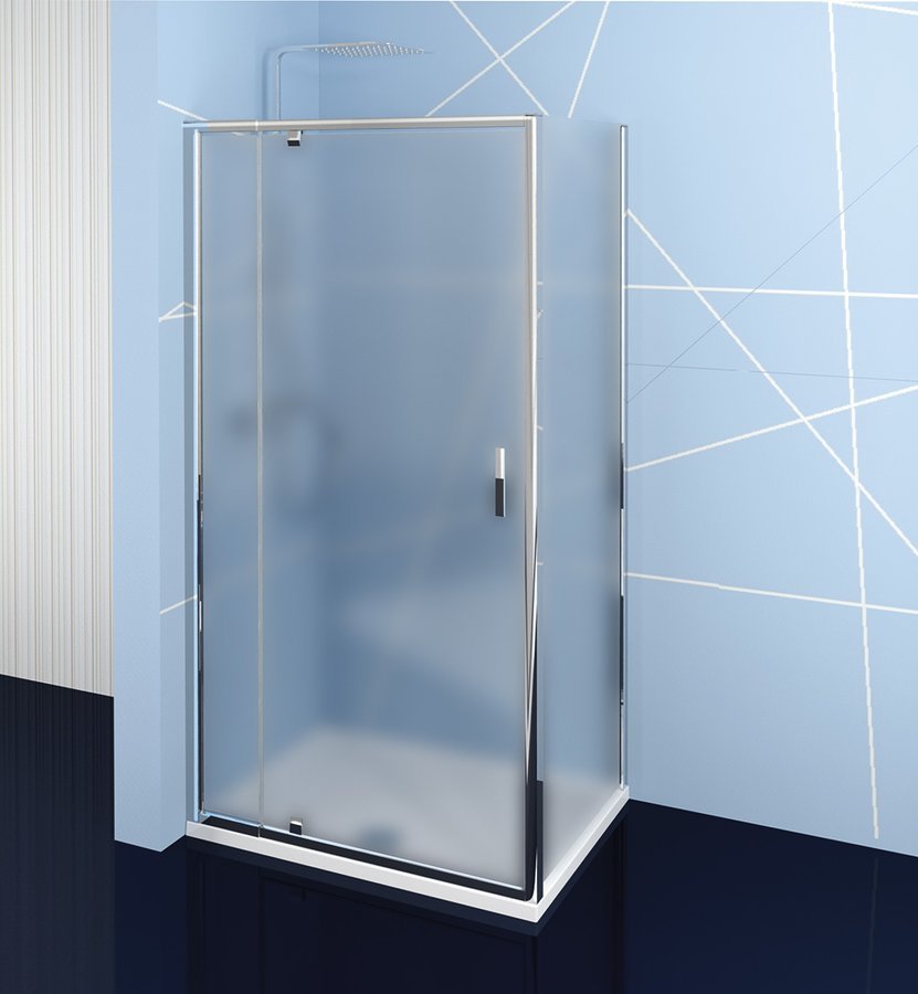 Easy Line obdélníkový sprchový kout pivot dveře 900-1000x700mm L/P varianta, brick sklo