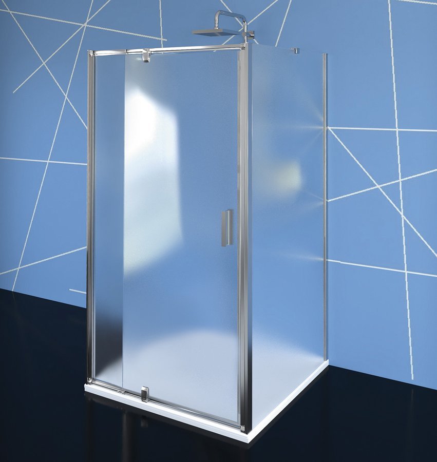 EASY LINE třístěnný sprchový kout 900-1000x1000mm, pivot dveře, L/P varianta, Brick sklo