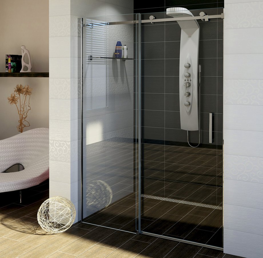 DRAGON sprchové dveře 1300mm, čiré sklo