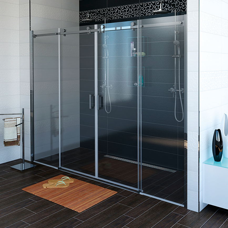 DRAGON sprchové dveře 1800mm, čiré sklo