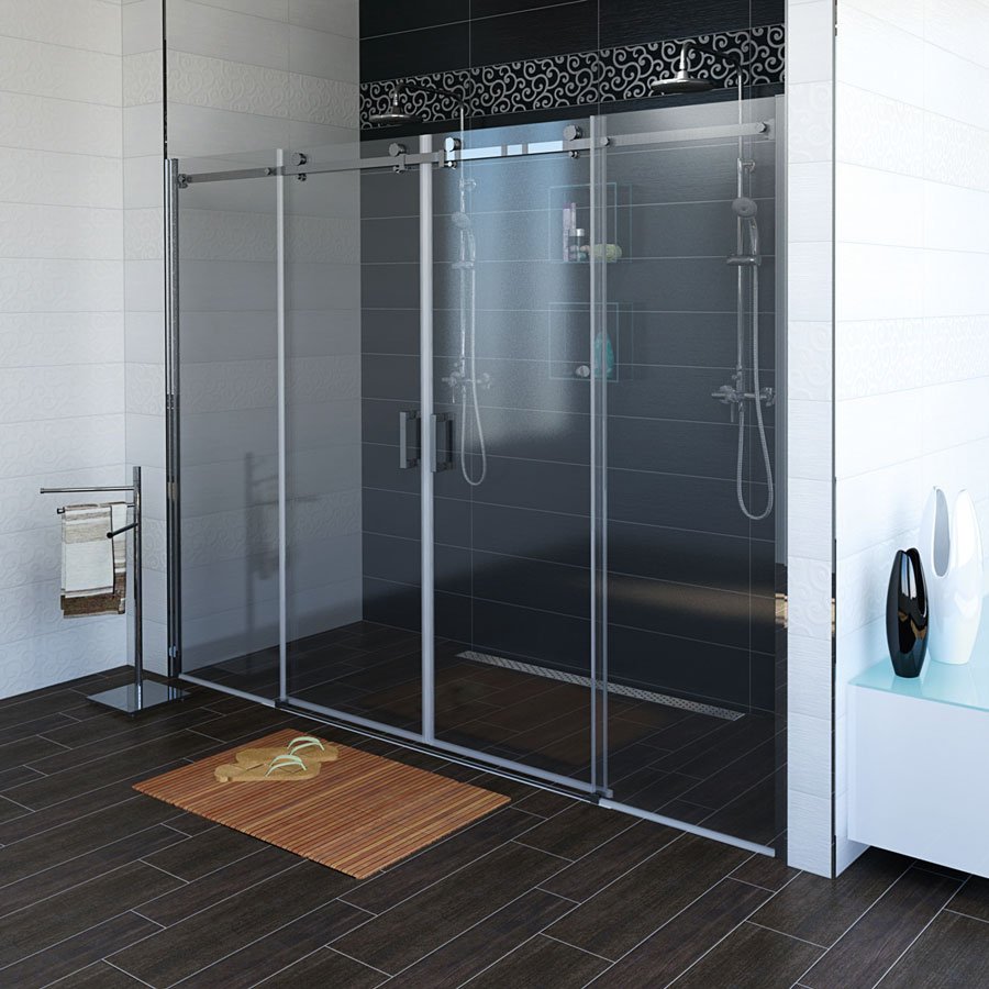 DRAGON sprchové dveře 1700mm, čiré sklo