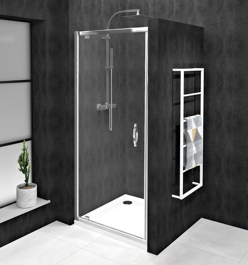 SIGMA SIMPLY sprchové dveře otočné 900 mm, čiré sklo