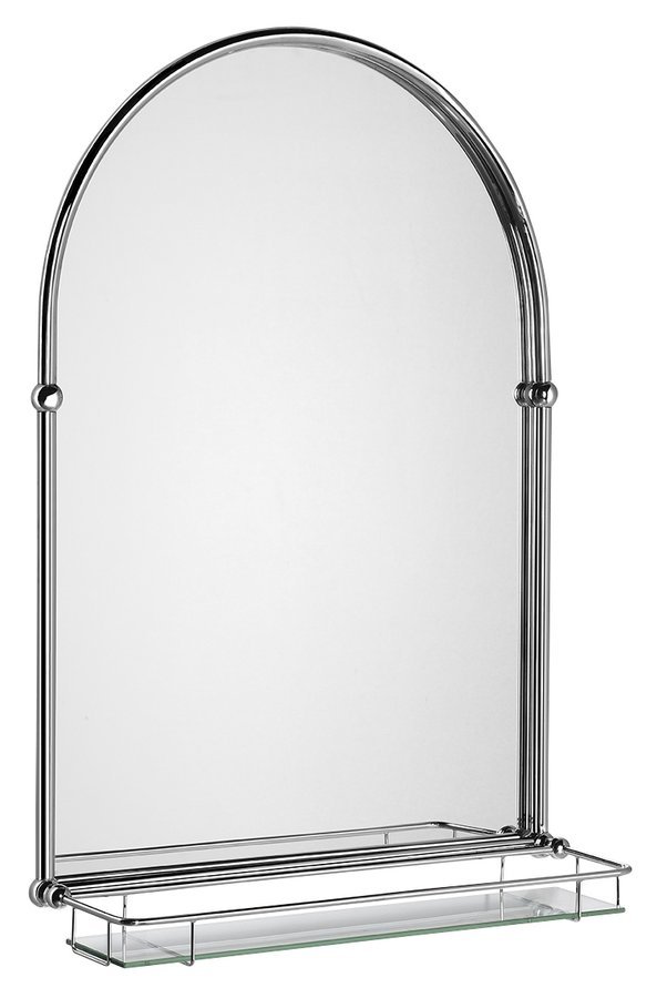 TIGA zrcadlo s policí 48x67cm, chrom