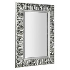 ZEEGRAS zrcadlo ve vyřezávaném rámu 70x100cm, stříbrná