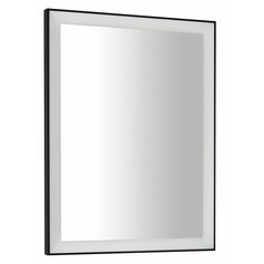 GANO zrcadlo s LED osvětlením 60x80cm, černá