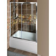 DEEP sprchové dveře 1600x1650mm, čiré sklo