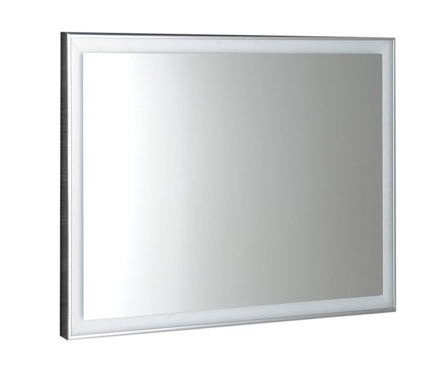 LUMINAR zrcadlo s LED osvětlením v rámu 700x500mm, chrom