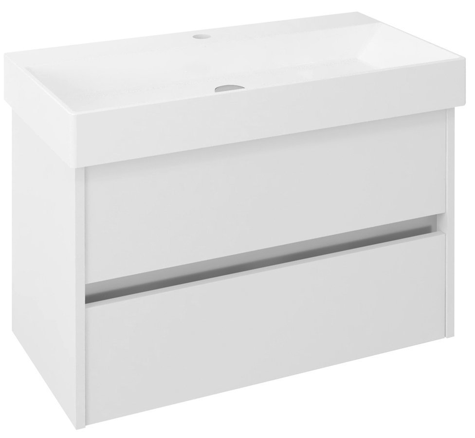 NIRONA umyvadlová skříňka 82x51,5x43 cm, bílá