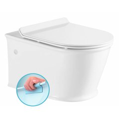 GALIA závěsná WC mísa, Rimless, 37x55cm, bílá
