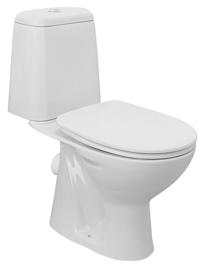RIGA WC kombi, dvojtlačítko 3/6l, zadní odpad, bílá