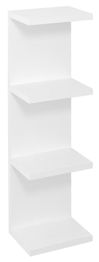 RIWA otevřená police 20x70x15 cm, bílá lesk