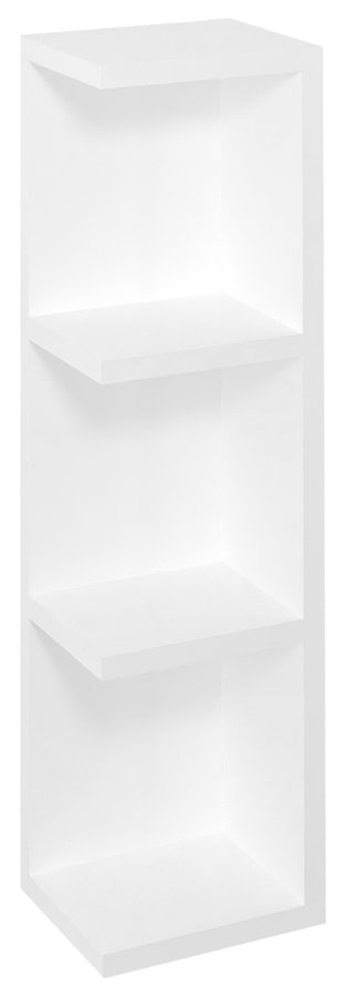RIWA otevřená police 20x70x15 cm, levá/pravá, bílá lesk