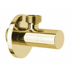 Rohový ventil kulatý, 1/2"x3/8", zlato