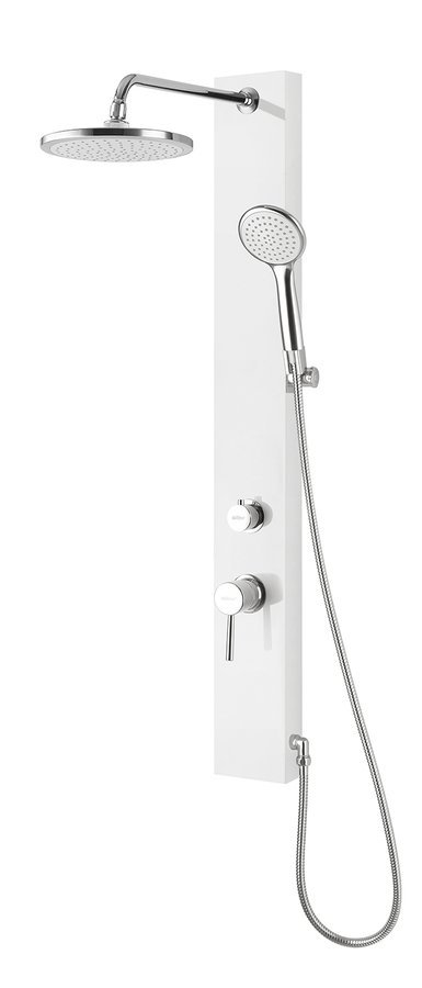 FIGA sprchový panel, 125x1050mm, bílá